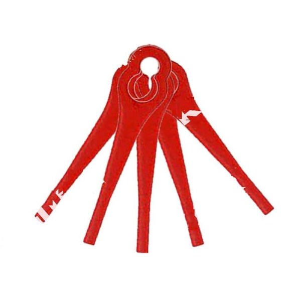 Kuller Replacement Plastic Blade - for Cordless Grass Trimmer Lawn Cutter, 10pcs