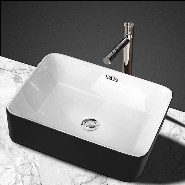 37x48cm Cefito Ceramic Basin Bathroom Vanity Sink Hand Wash Bowl