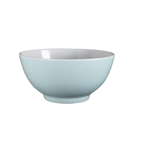 Serroni Two-tone Melamine Bowl Duck Egg 15X15X7.5cm Blue - Duck Egg Blue