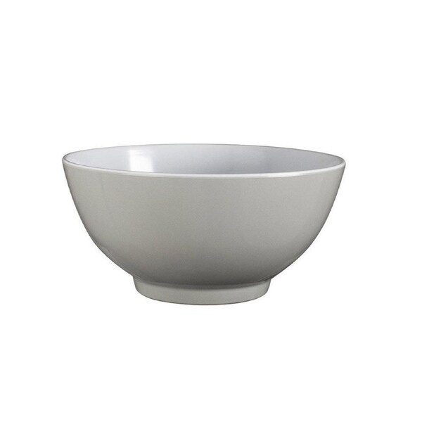 Serroni Two-tone Melamine Bowl Dusty 15X15X7.5cm Grey - Dusty Grey