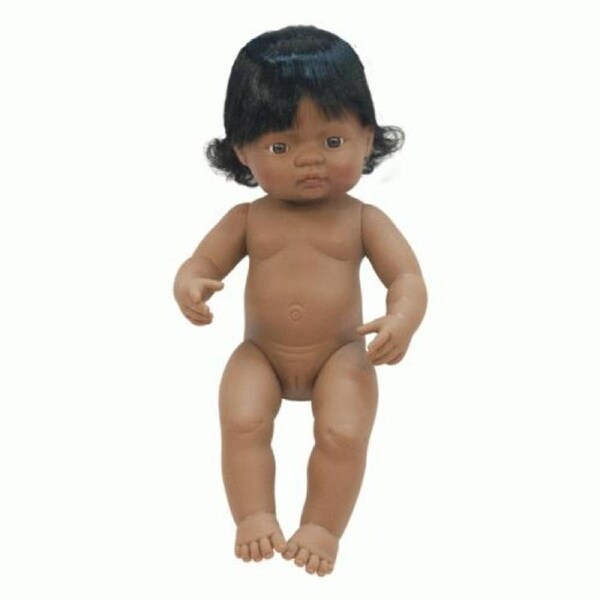 Miniland Educational Baby Doll Latin American Girl 38cm