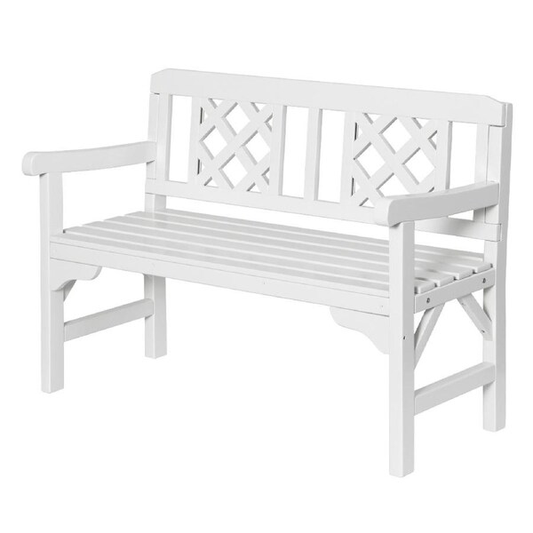 2 Seat Gardeon Wooden Garden Bench Seat Patio Furniture Timber ounge