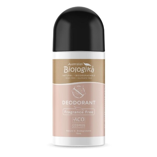 Biologika Fragrance Free Organic Deodorant Roll On (ACO) 70mL