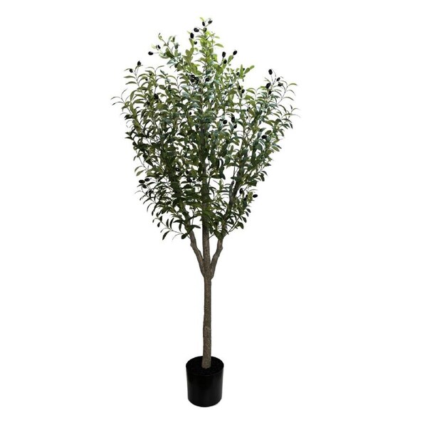 Artificial Bushy Olive Tree With Olives 180cm
