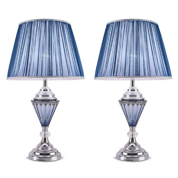 SOGA 2X LED Elegant Table Lamp with Warm Shade Desk Lamp
