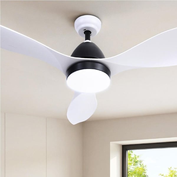 48 Inch Devanti Ceiling Fan DC Motor w/Light w/Remote - White