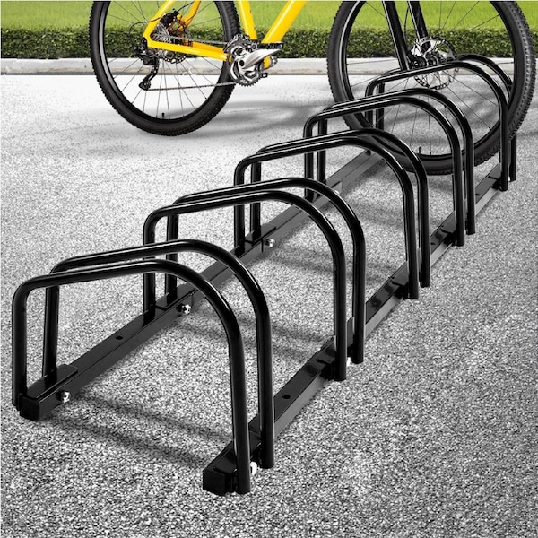 Monvelo 5 Bikes Stand Bicycle Bike Rack Floor Parking Instant Storage Cycling Portable