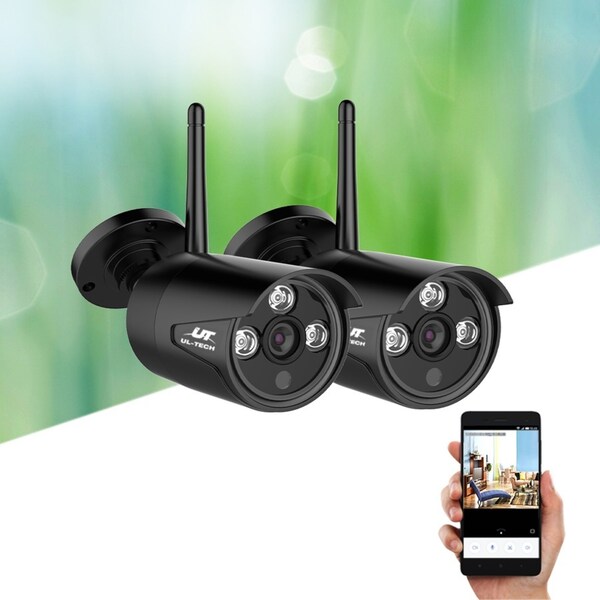 UL-Tech Wireless CCTV 3MP 2 Cameras Bullet