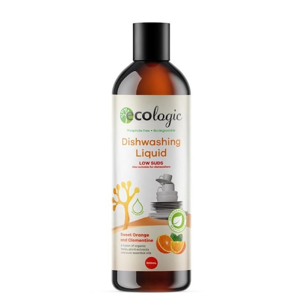 ECOLogic Sweet Orange & Clementine Dishwashing Liquid 500ml