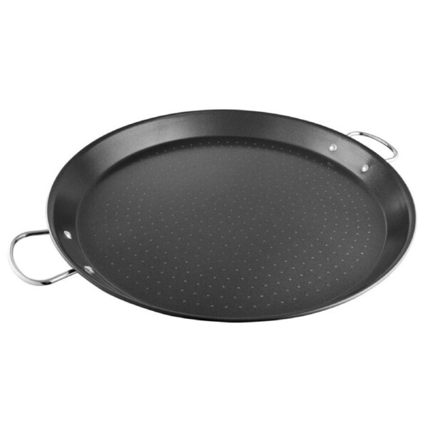 Avanti 46cm Non-Stick Seafood Paella/Rice Pan Kitchen Cookware w/ Handles Black
