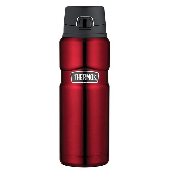 Thermos 710ml Vacuum Insulated Stainless Steel Flask Water Drink Bottle/Jar Red