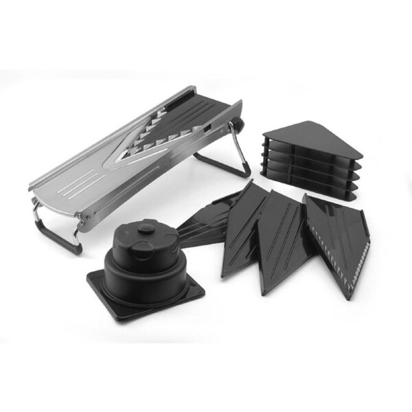 Avanti Mandolin Multi V Slicer Stainless Steel Cutter w/5 Blades Julienne/Slicer