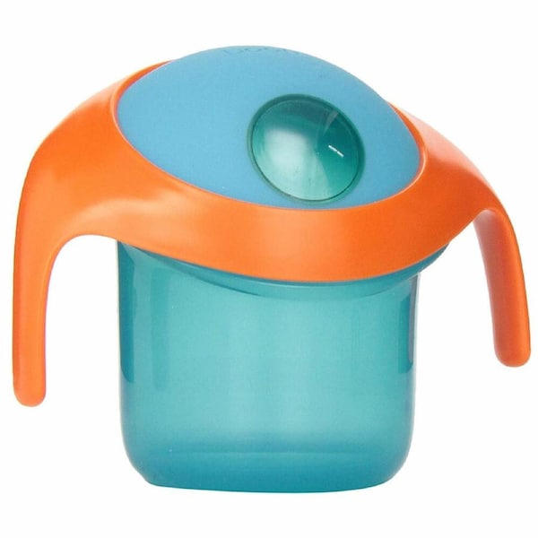 Boon Nosh Baby/Toddler Feeding BPA Free Snack Container Food Cup 9m+ w/ Lid Blue