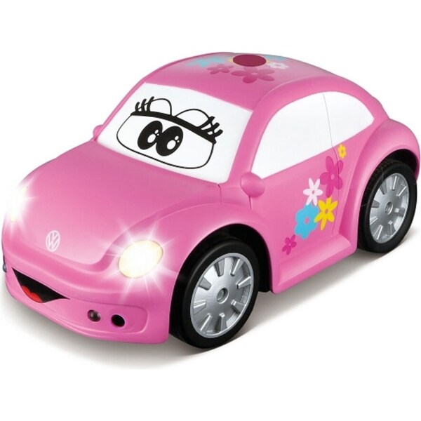 BB Junior My First RC New VW Beetle Car w/Sound/Light Kids/Toddler Toy 18m+ Pink
