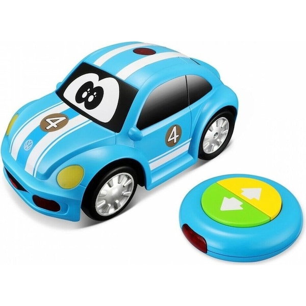 BB Junior My First RC New VW Beetle Car w/Sound/Light Kids/Toddler Toy 18m+ Blue