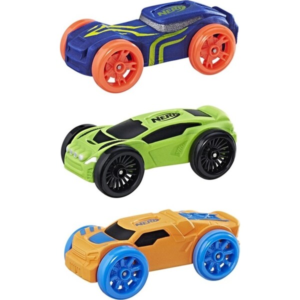 3pc NERF Nitro Foam Car Vehicle Kids/Children Boys 5y+ Play Toys Assorted Colour
