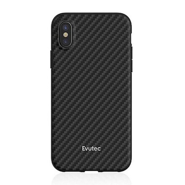 Evutec AER Series Karbon Case Cover Protect f/ iPhone Xs Max w/Car Vent Mount BK