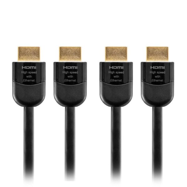 2PK Pro2 Premium 18GB 7.5M 24AWG 4K UHD HDR + ARC High Speed HDMI Lead Cable