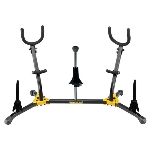 Hercules Alto/Tenor Soprano Saxophone/Flute/Clarinet Instrument Stand/Holder BLK