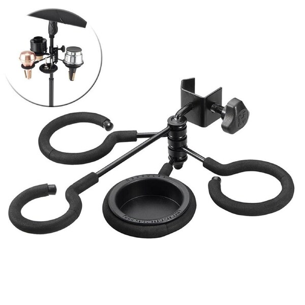 Hercules HA100 Cornet/Trumpet/Horn Mute Holder/Organiser Rack for Mic Stand BLK