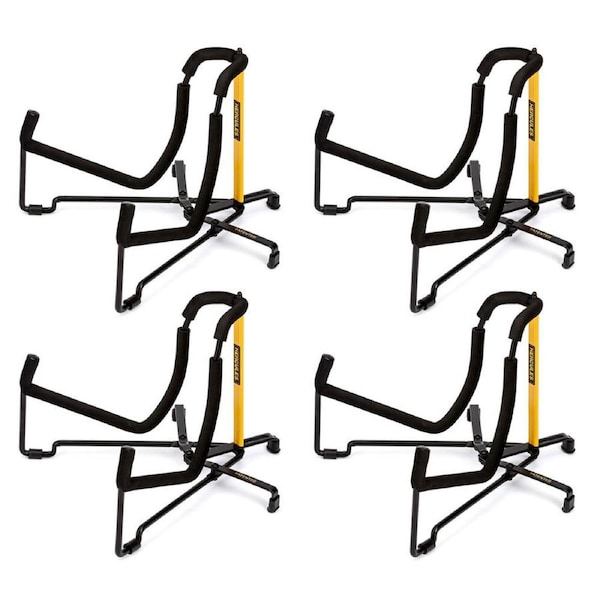 4x Hercules Travlite Acoustic Guitar/Vihuela Foldable Stand/Floor Rack Holder BK