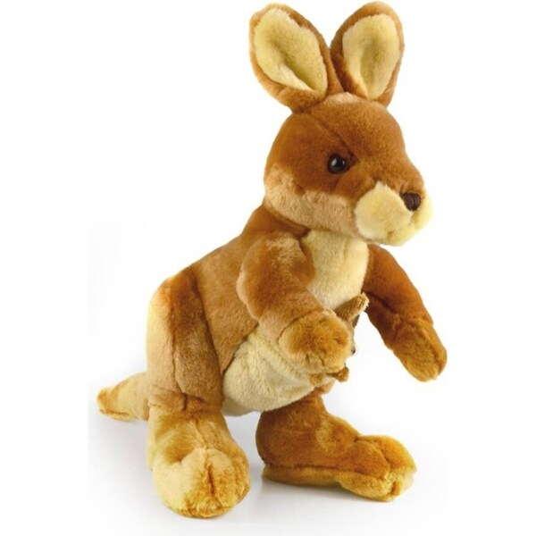 Korimco 27cm Kids/Children Small Kangaroo Jack Plush Soft Animal Stuffed Toy BRN