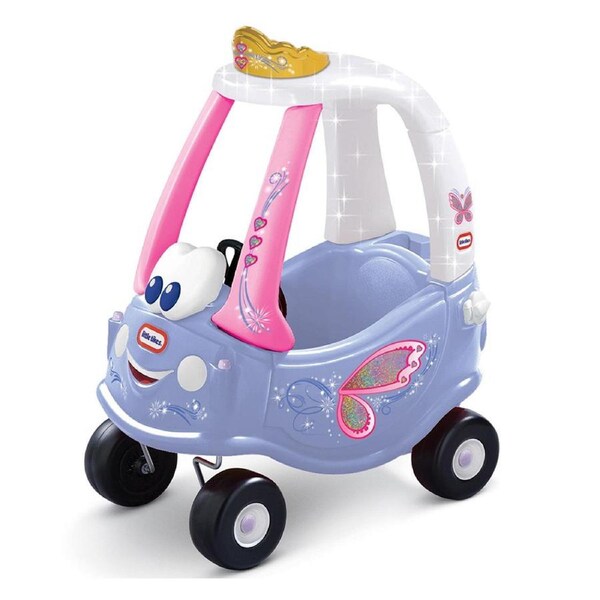 Little Tikes Kids Fairy Cozy Coupe Toddler Children Ride-On Toy Car Purple 18m+