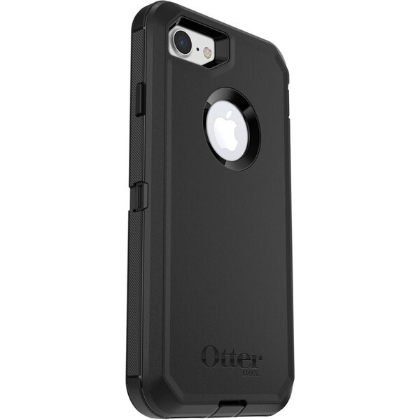 OtterBox Defender Tough Shockproof Case w/Screen Protector for iPhone 7/8 Black
