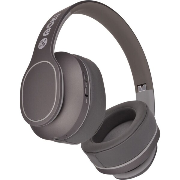 Moki Navigator Bluetooth Noise Cancellation Over-Ear Headset w/Mic Kids 3y+ Grey