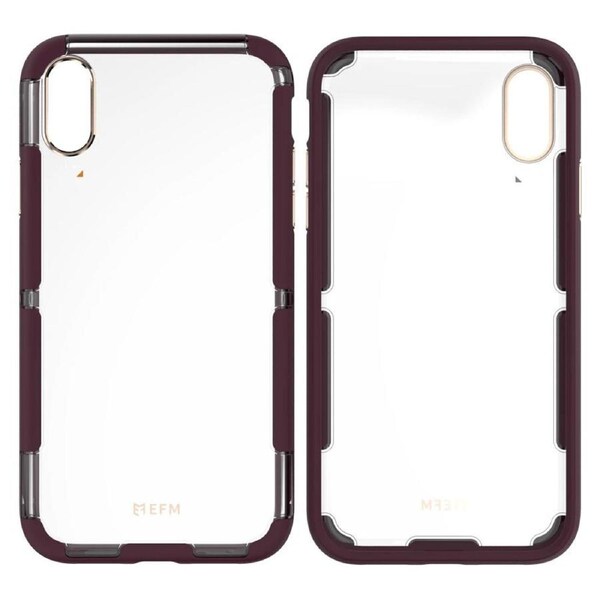 EFM Cayman D3O Case Mobile Armour Protection Cover for iPhone XS Max Mulberry/GD