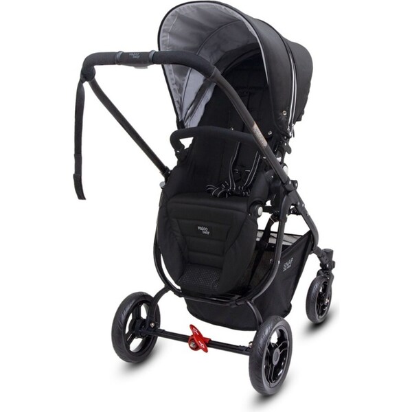 Valco Snap Ultra P Pram/Stroller Foldable/Ergo-Pivot Seat for Baby/Infant Black