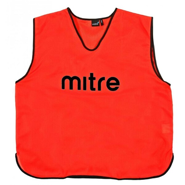 Mitre XXL Family Running/Soccer/Rugby/Basketball Sports Vest Training Bibs Red