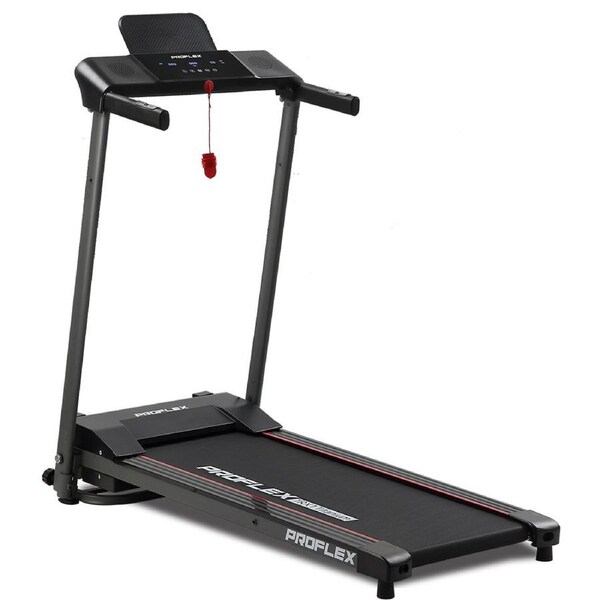 PROFLEX Electric Treadmill Compact Foldable Exercise Running Machine with Bluetooth Speakers