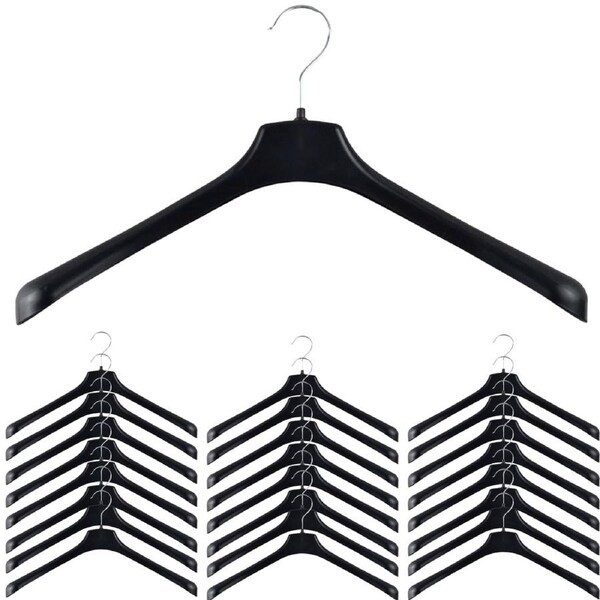 30x JACKET HANGER Heavy Duty 400mm Commercial Jacket Pants Clothing Coat R51S