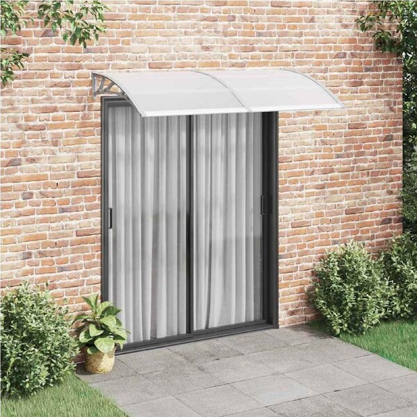Door Canopy Grey 200x100 cm PC vidaXL