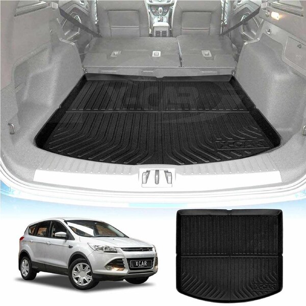 Heavy Duty Cargo Rubber Waterproof Trunk Mat Boot Liner Luggage Tray Fits Ford Kuga 2012-2016 and Ford Escape 2016-2021