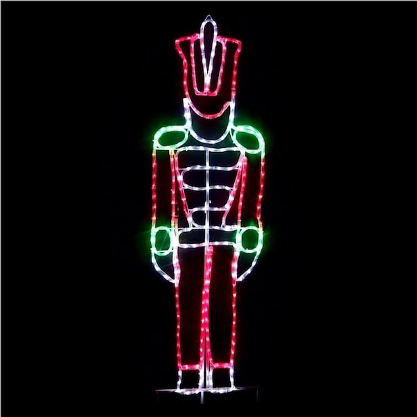 Christmas LED Motif Nut Cracker 170x50cm Indoor Outdoor Display Sign