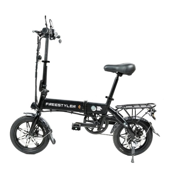 4th Gen Freestyler 14" Full Aluminium Foldable 250W E-Bike Electric Bicycle 8Ah 250W Hub Motor