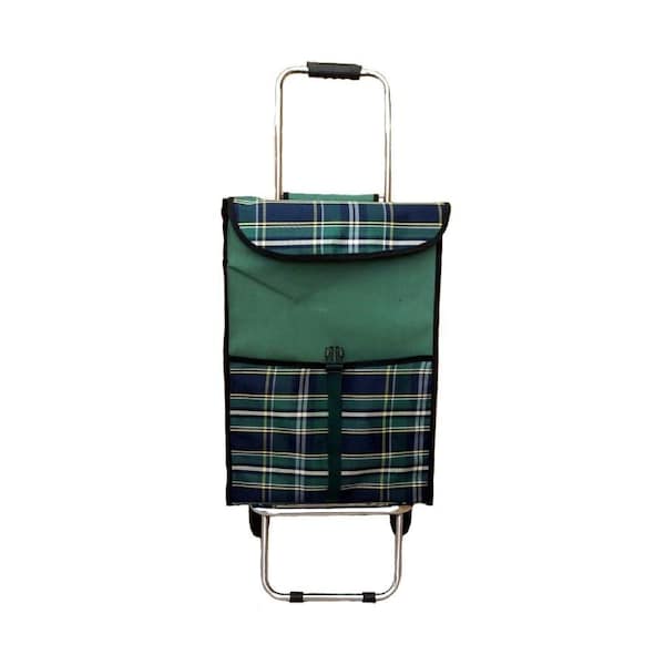 Wheeled Heavy Duty 60kg Rated Shopping Trolley Durable 30L