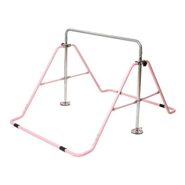 Kids Gymnastics Bars Training Horizontal Bar Monkey Kip Bar Pink