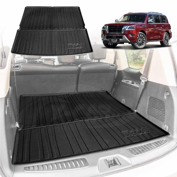 Boot Liner for Nissan Patrol 2012-Onwards Y62 Series Heavy Duty Cargo Trunk Cover Mat Luggage Tray