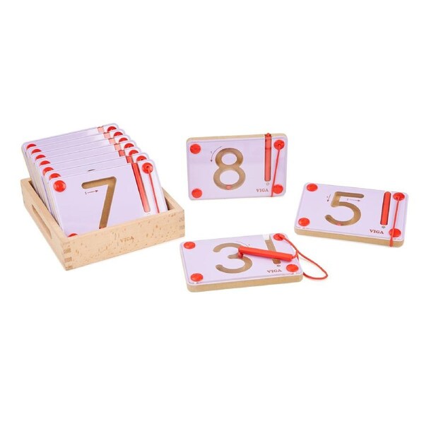 Viga Educational Magnetic Writing Board Number Set 10pc
