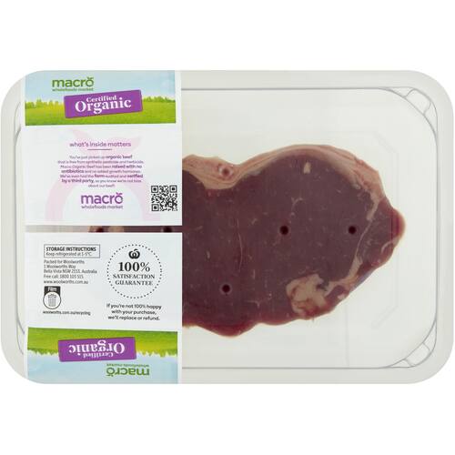 Macro Organic Beef Porterhouse Steak up to 500g bunch