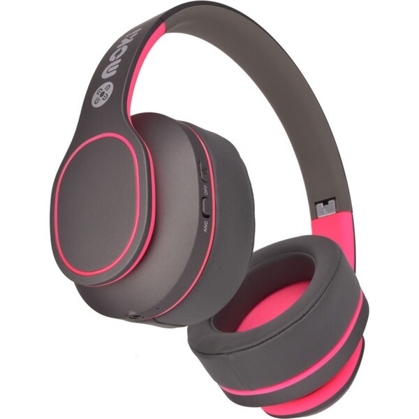 Moki Navigator Bluetooth Noise Cancellation Over-Ear Headset w/Mic Kids 3y+ Pink