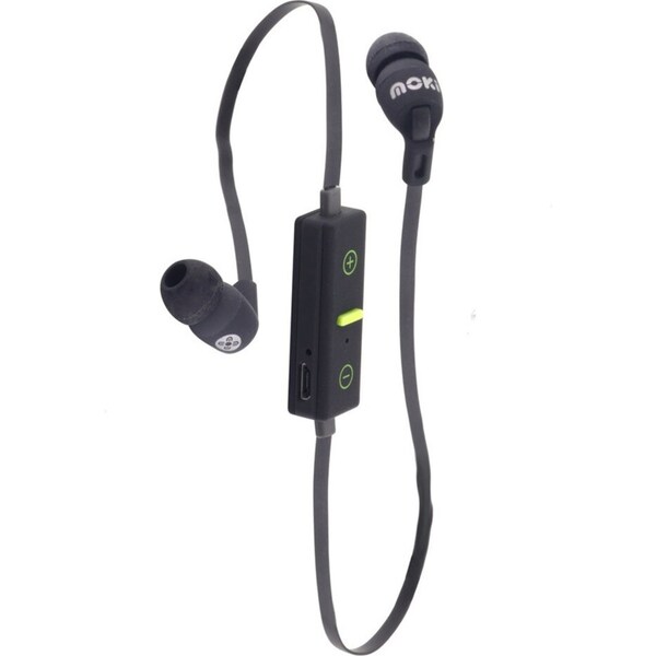 Moki EXO Evolve Bluetooth Earphones Wireless w/ Built-In-Mic For Smartphone