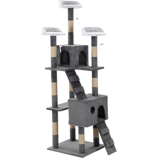 Paws&Claws 1.7M Giant Cat Furniture Scratcher/Scratching Post Tree Play House