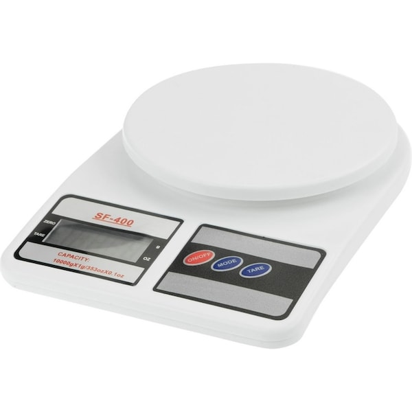 Digital Kitchen Scales 10kg / 1gm Electronic Food Postal Scales Low Profile
