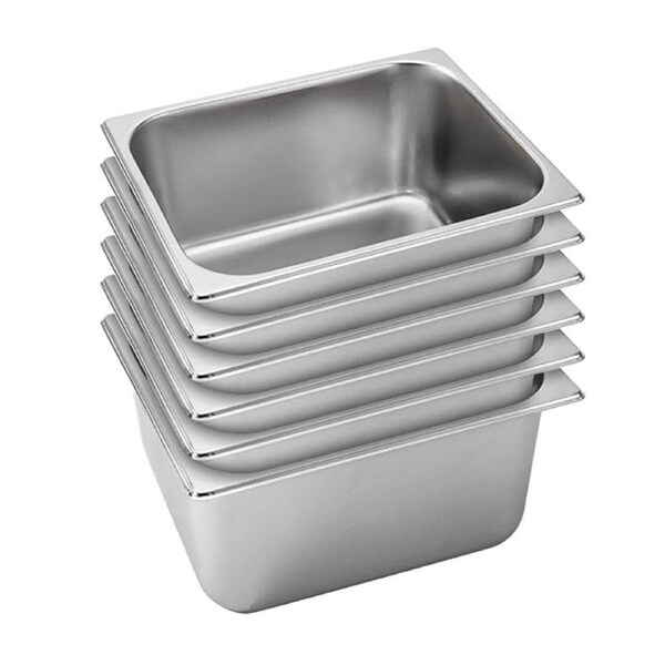 SOGA 6X Stainless Steel GN Pan 1/2 Size 20cm Deep