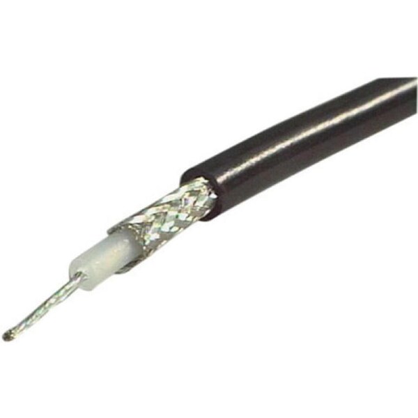 Coaxial Cable RG58C-U 50 Ohm MIL-C-17 Standard W2230 Roll Size 100m