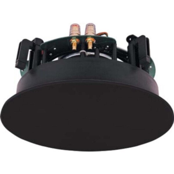 Opus One Black Round 200mm 8 inch Magnetic Grille Pair Wall and Celling Speaker